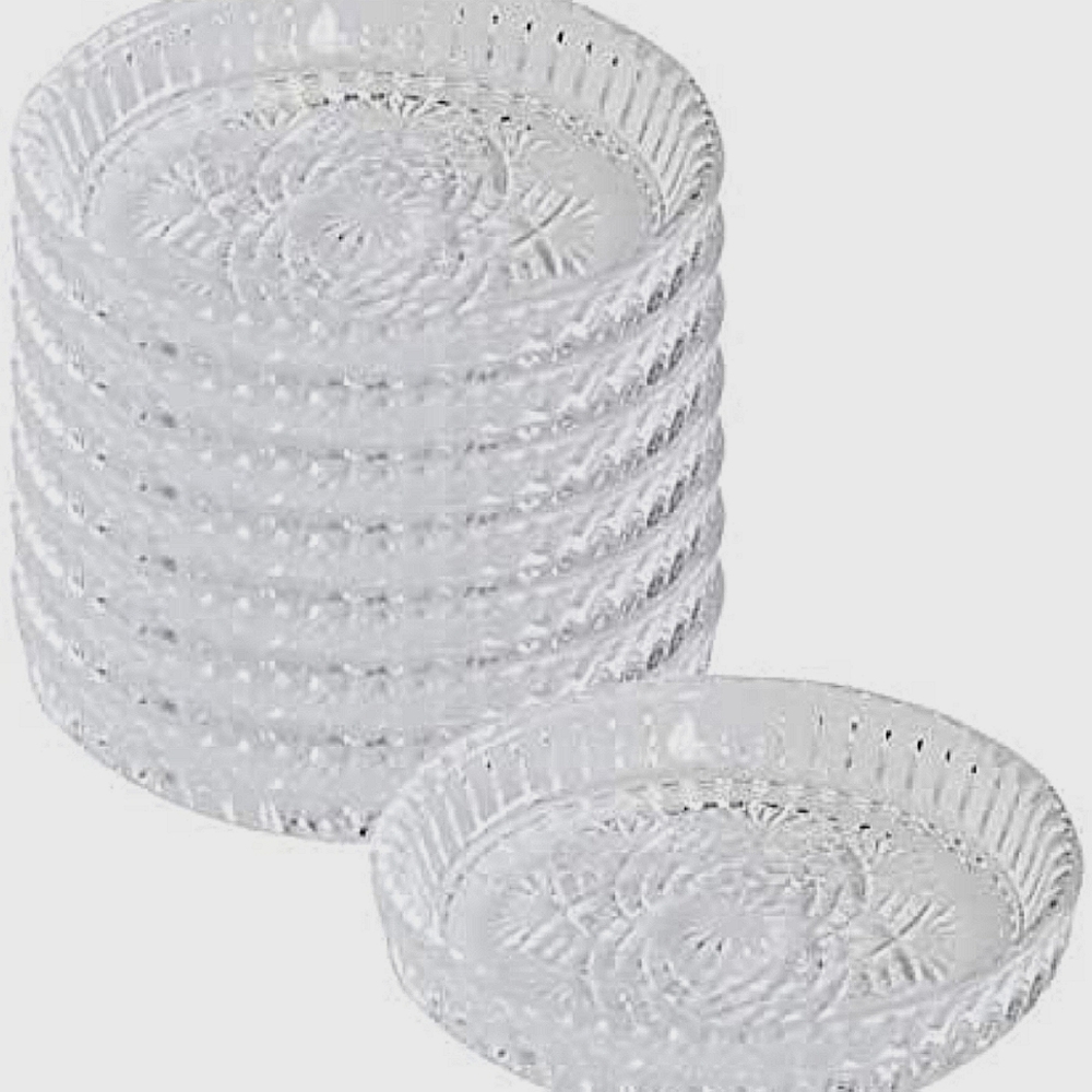 🦄 Glass Etched Fancy Art Deco Coasters 🦄